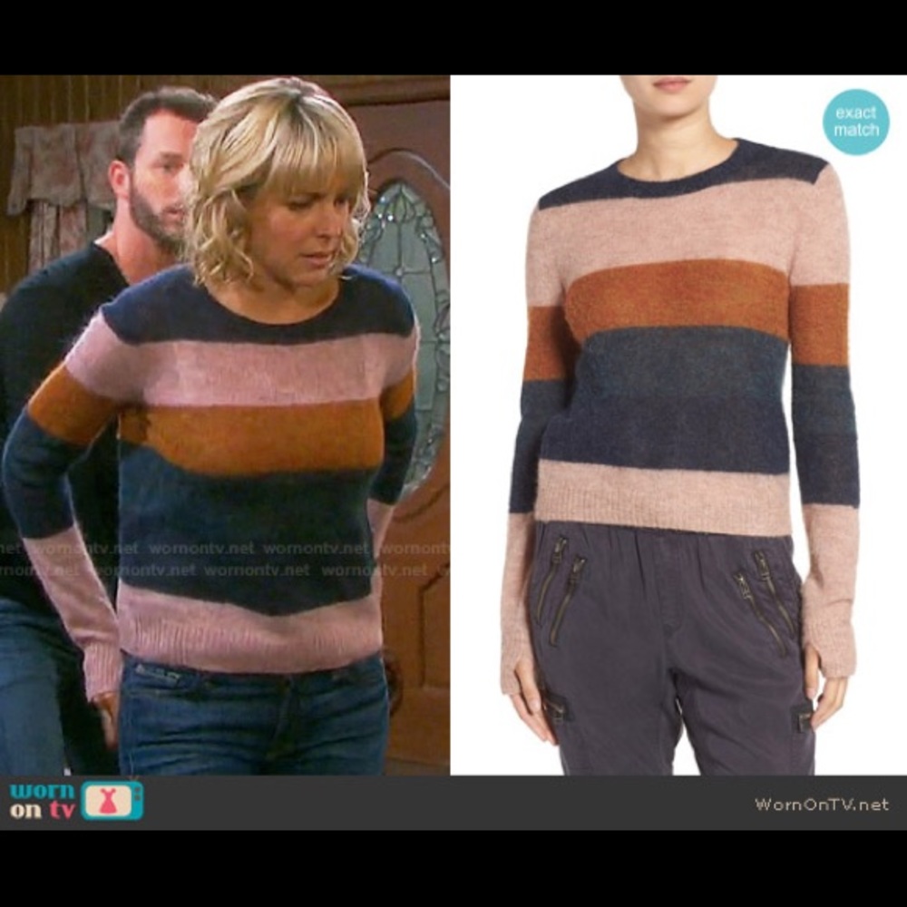 Pam & Gela striped sweater